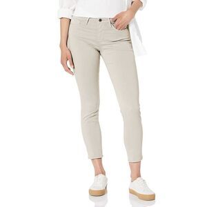 AG Jeans 34 (tagged 32) XL Beige Tan Prima Mid-Rise Ciggarette Crop Pants
